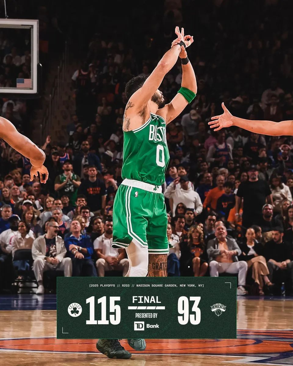 「人大胜凯尔特人领跑东部」